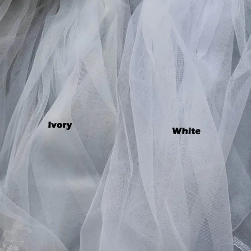 Vista 3 de Sepniell Velo de novia de encaje con peine y apliqus accesorios para el cabello cosido para boda blanco