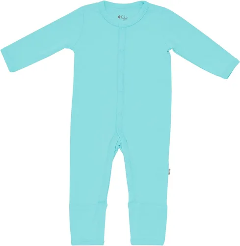 Vista 43 de KYTE BABY Mameluco suave unisex con cierre a presión, 97% rayón hecho de bambú, 3% elastano