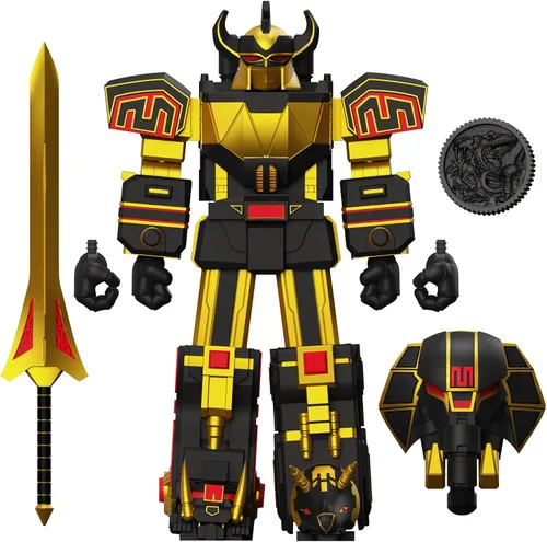 Vista 7 de Super7 Mighty Morphin Power Rangers ULTIMATES! Wave 3 - Figura de acción de Blue Ranger