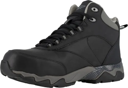 Vista 4 de Reebok Met Guard - Botas de senderismo atléticas impermeables con puntera compuesta, color negro