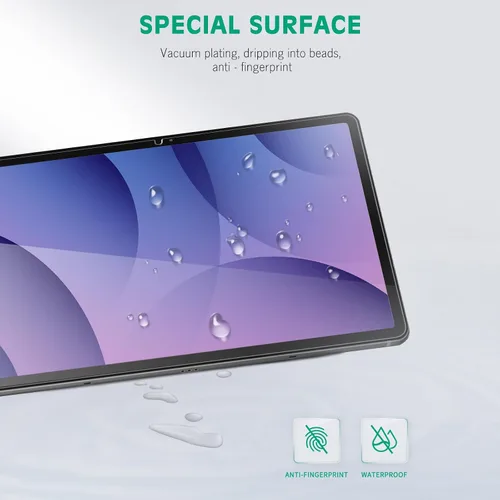 Vista 7 de apiker [Paquete de 2] Protector de pantalla para Samsung Galaxy Tab S10 Plus/S9 Plus/S9 FE Plus/S7 FE 5G/S8 Plus de 12.4 pulgadas, vidrio templado