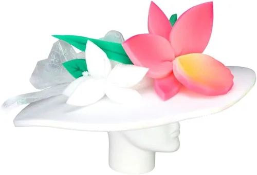 Vista 19 de Foam Party Hats: Feathers Princess Crown – Handmade Fancy Feather Crown for Weddings, Parties & Costumes