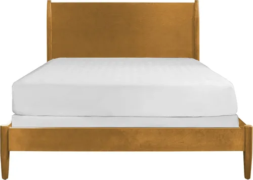 Vista 4 de Crosley Furniture Landon - Juego de cama de madera, bellota, tamaño Queen