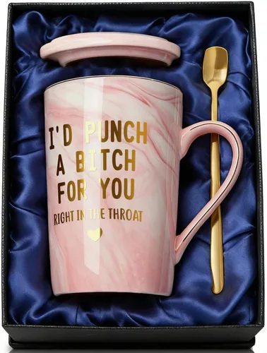 Vista 26 de ShinnyWis Regalos de graduación para mujeres 2026 - Taza con texto en inglés "She Believed She Could So She Did" Rosa