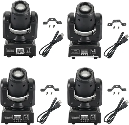 Vista 11 de Cabeza móvil 120 W 8 Gobo Iluminación de escenario RGBW LED DJ DMX Beam Bar Disco Party Light para Fiesta Boda Cumpleaños Navidad Vacaciones