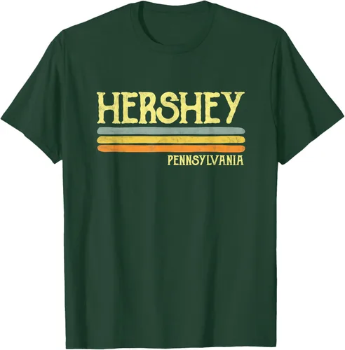 Vista 62 de Camiseta vintage de regalo de recuerdo de Hershey Pennsylvania PA, Negro, S