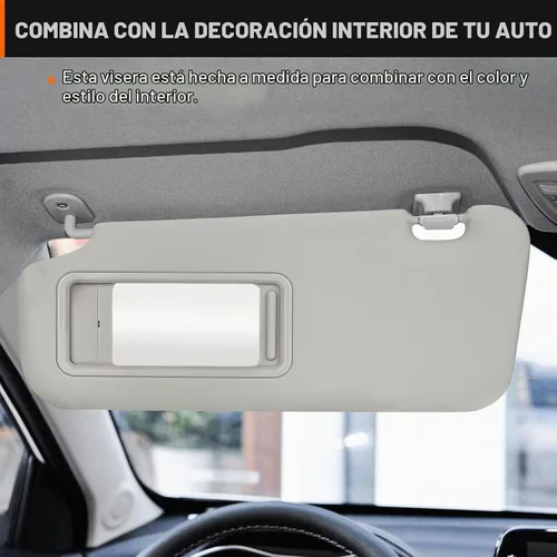 Vista 7 de Visera solar para Mazda 3 2010-2013, lado izquierdo del conductor, repuesto de visera solar gris BBM2-69-320C-75