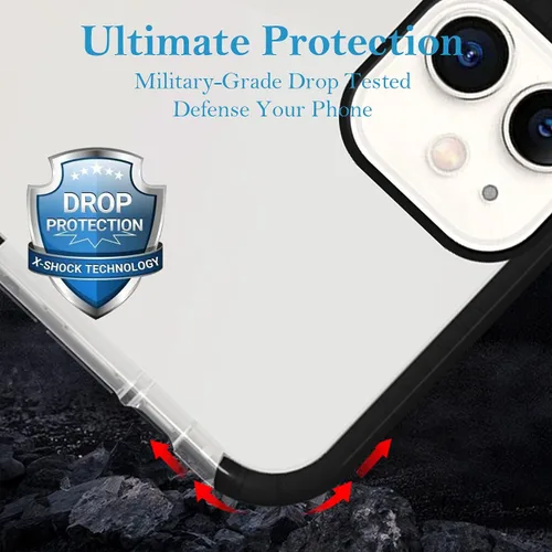 Vista 6 de Funda de teléfono personalizada para iPhone 11, diseño personalizado de fotos de collage de múltiples imágenes, resistente a los golpes, resistente