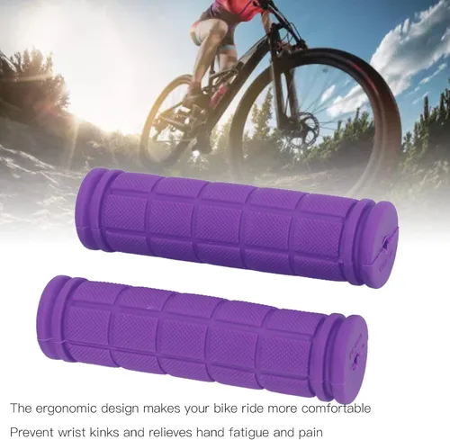 Vista 5 de VBESTLIFE Empuñaduras de mango, 1 par de empuñaduras de goma antideslizantes para BMX/Road Mountain Bikes()