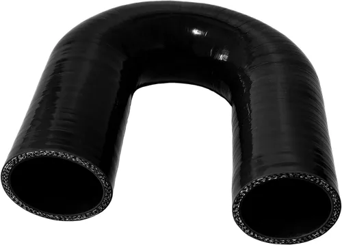 Vista 7 de Manguera de acoplamiento de silicona con forma de curva en U de 180 grados, 1" ID (25mm), tubo de codo de silicona universal reforzado de 4 capas