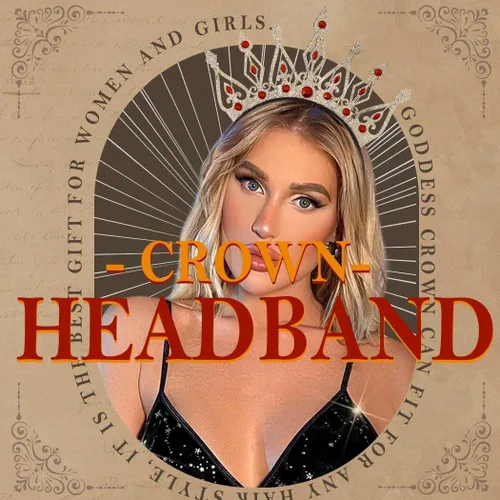 Vista 7 de DRESBE Diademas de cristal dorado con purpurina para el cabello, tocado para festival, cosplay, fiesta, accesorios para el cabello para mujeres