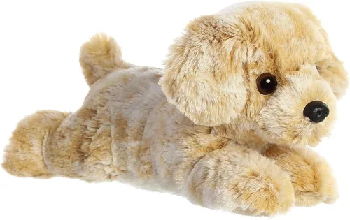 Vista 113 de Aurora® Adorable Mini Flopsie™ Mei Mei™ Animal de peluche, facilidad juguetona, compañeros atemporales, color blanco, 8 pulgadas