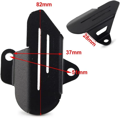 Vista 3 de FSFY soporte lateral lateral interruptor protector cubierta protectora aluminio para BMW F 750 GS/F 850 GS 2018 2019 2020, plata
