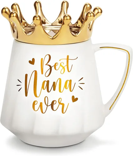 Vista 11 de Regalos para abuela Regalos de Navidad para abuela de nietos nietas, la mejor abuela de siempre Taza de café cerámica de abuela Taza de té de 12