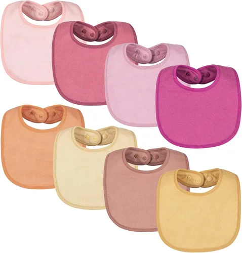 Vista 9 de Tiny Twinkle Baby Feeding Bibs - Waterproof and Absorbent Infant Drool and Feeding Baby Bibs