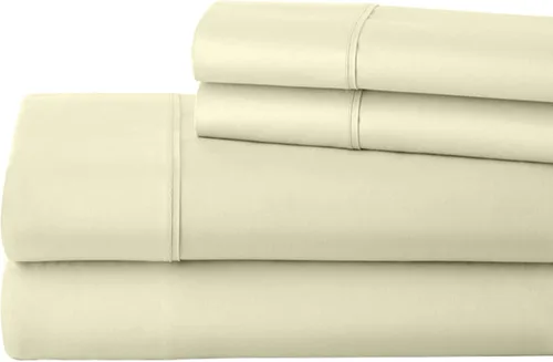 Vista 21 de Real 1000 Thread Count Twin Extra Long Size Sheets 100% Egyptian Cotton 4 PC Sheet Set, Luxurious Bedsheet Sets Soft Silky Sateen Weave, Breathable