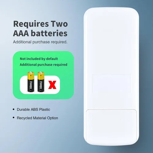 Vista 7 de PZL Nuevo control remoto de repuesto de CA R51M/E, control remoto universal de CA para modelos de aire acondicionado Midea