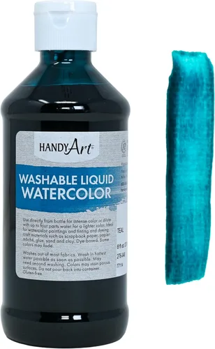 Vista 11 de Handy Art Acuarela líquida lavable de 8 onzas, azul