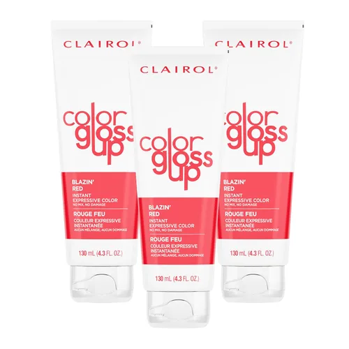 Vista 23 de Clairol Color Gloss Up - Tinte temporal para el cabello, color rojo ardiente, paquete de 1 unidad