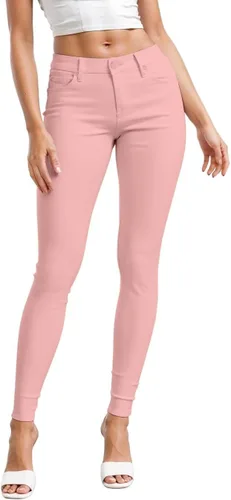 Vista 41 de Hybrid & Company - Pantalones ultraelásticos para mujer, cómodos y ajustados, para el trabajo y ocasiones informales Negro