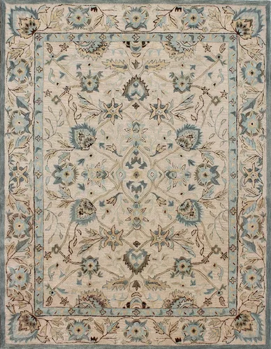 Vista 21 de SAFAVIEH Antiquity Collection - Alfombra decorativa de 3 x 5 pies, color marfil y beige, hecha a mano, lana tradicional, ideal para zonas de alto