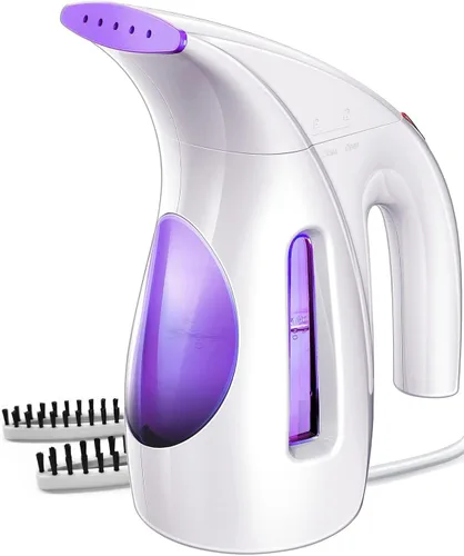 Vista 12 de HiLIFE Vaporizador para ropa, diseño portátil de mano, gran capacidad de 240ml, 700W, vapor penetrante fuerte, elimina arrugas, para el hogar