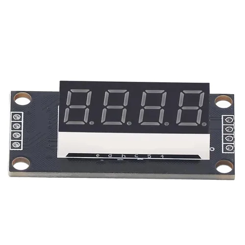 Vista 4 de Módulo de pantalla de tubo digital, chip de controlador TM1637 de 0.36 pulgadas, panel de pantalla LED de 7 segmentos, fácil instalación