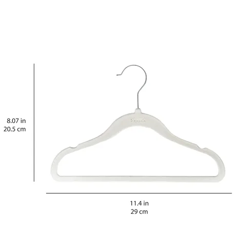Vista 7 de 3 Sprouts Paquete de separadores y perchas de armario, 8 separadores de tamaño de bebé (Terrazzo) y 30 perchas de terciopelo para ropa de bebé