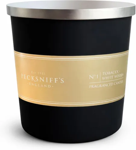Vista 36 de Pecksniffs - Vela perfumada de ámbar negro y madera Oud 1 mecha, 6.49 onzas