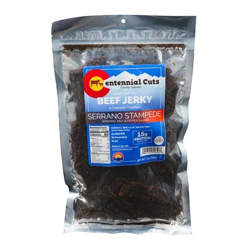 Vista 13 de Centennial Cuts Tasajo de res – 7 oz, Annie Oakley dulce y picante