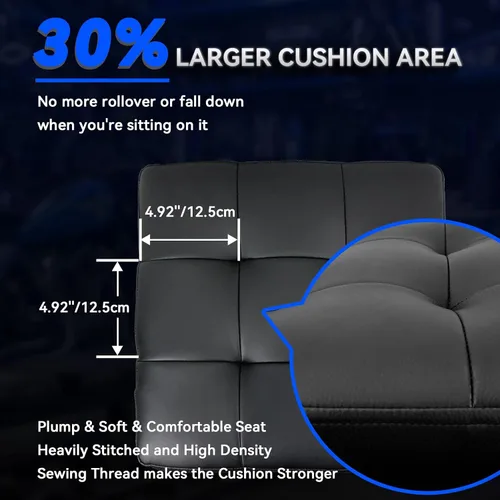 Vista 6 de Rolling Creeper - Asiento de garaje para hombres, taburete mecánico acolchado con bandeja de herramientas de almacenamiento para garaje, taburete