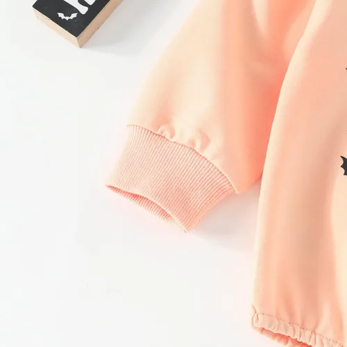 Vista 7 de Thorn Tree Sudadera de manga larga de Halloween para bebé, niño, niña, suéter de gran tamaño, cuello redondo, ropa de otoño e invierno