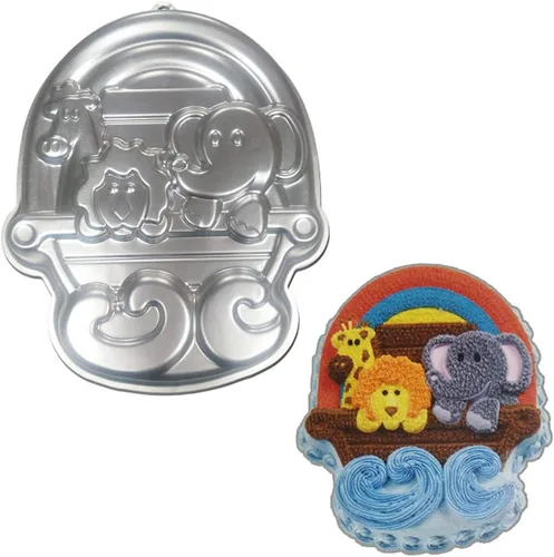 Vista 24 de Ulalaza Molde para pastel de primer cumpleaños para niños, 3D, número uno, herramienta de decoración de bricolaje