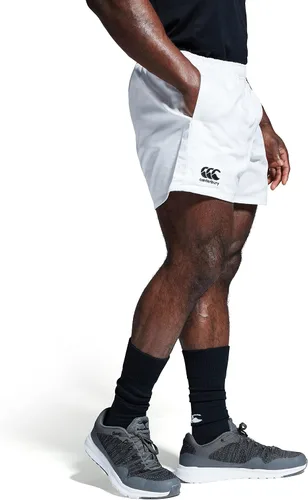 Vista 2 de Canterbury Pantalones cortos profesionales de algodón para hombre - por Black L
