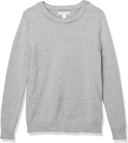 Vista 6 de Tienda Essentials - Suéter para mujer (100% algodón), diseño de cuello redondo