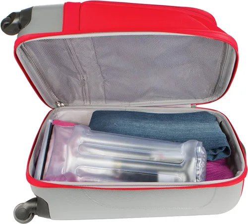 Vista 2 de Travelon Bolsa inflable para botellas, Claro, Bolsa inflable para botellas