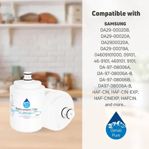 Vista 9 de Upstart Battery Paquete de 2 filtros de agua de repuesto para refrigerador UKF7003, compatible con cartucho de filtro de agua Maytag UKF7003