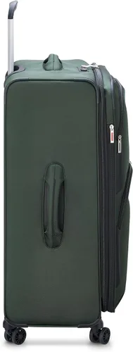 Vista 5 de DELSEY Paris Sky Max 2.0 Softside - Maleta expandible con ruedas giratorias, Verde, Juego de 3 piezas, Sky Max 2.0 Softside - Maleta expandible
