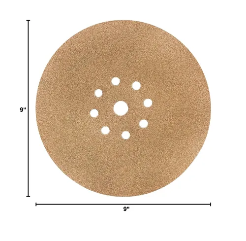 Vista 2 de DEWALT DWAS1505P - Papel de arena para pared seca de 9 pulgadas, 5 unidades, 5.29 oz