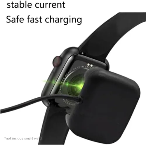 Vista 4 de Cargador de reloj inteligente Reloj inteligente Cargador magnético Soporte de muelle Adaptador de cable de carga USB