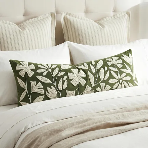 Vista 13 de BlissBlush - Funda de almohada lumbar decorativa de 12 x 20 pulgadas, funda de almohada de terciopelo beige neutro para sofá, sala de estar, cojín