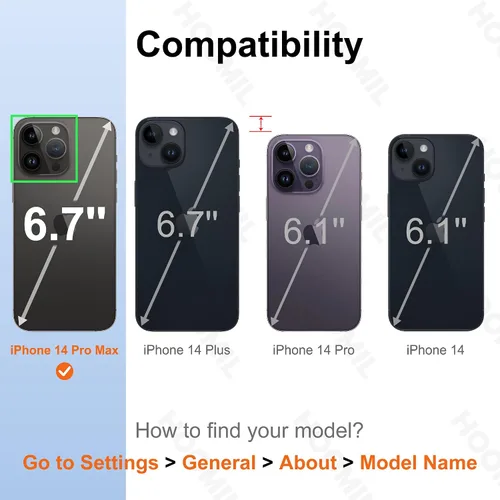 Vista 312 de HOOMIL Funda para iPhone 7 Plus/iPhone 8 Plus de 5.5 Pulgadas, sin amarillamiento, protección contra caídas, cubierta trasera dura transparente