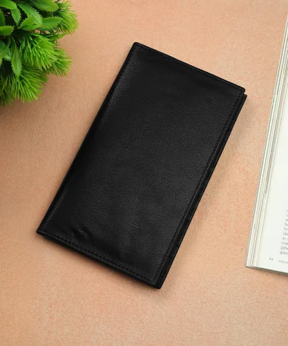 Vista 6 de Leatherboss - Cartera organizadora para tarjetas de crédito para mujer con más de 18 ranuras para tarjetas, Negro -, Compacto