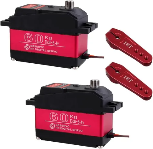 Vista 7 de Servo digital DS5160 SSG HV de 132.3 lbs, 270 grados, resistente al agua, de metal, alto par, servo RC para camión robótico HPI Baja 5B SS RC