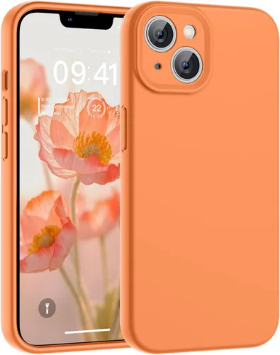 Vista 187 de SUPFINE - Funda diseñada para iPhone 12, silicona líquida premium con [forro de microfibra suave antiarañazos][protección de cámara mejorada], funda