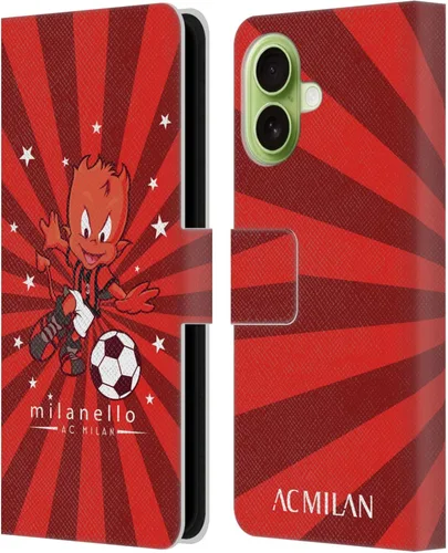 Vista 117 de Head Case Designs Officially Licensed AC Milan Dream Big Children Leather Wallet Case Compatible with Apple iPhone 11