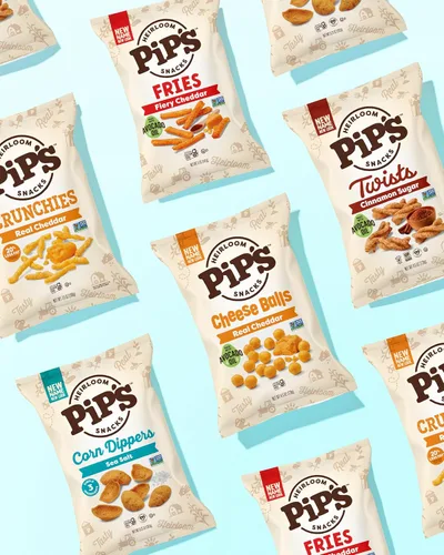 Vista 10 de Bolas de Queso Cheddar de Heirloom Pip's Snacks - Cheddar 1oz 24 unidades - Aperitivos Saludables, Aperitivos Sin Gluten, Paquetes de Aperitivos