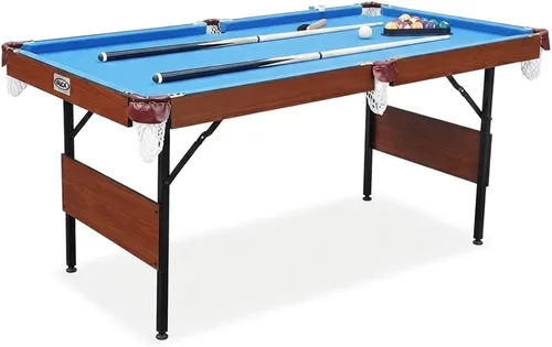 Vista 2 de Crux Mesa de billar/pool plegable de 55 pulgadas - ¡Entretenimiento portátil y que ahorra espacio!