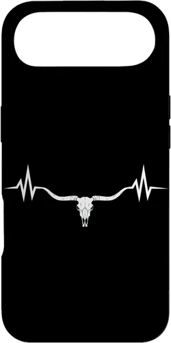 Vista 27 de Vintage Texas Longhorn Rancher Heartbeat Pulse Cattle Farmer Case for iPhone 17