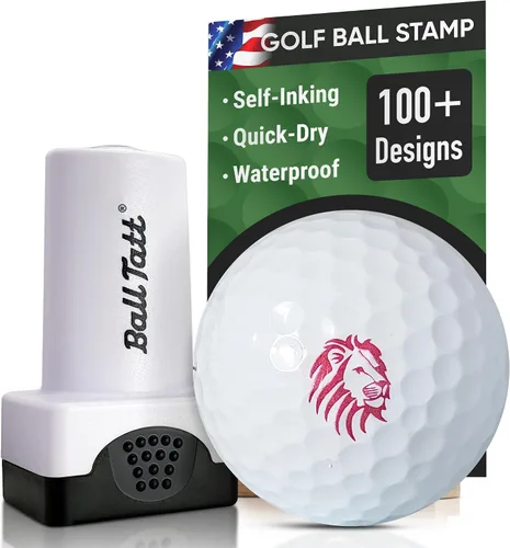 Vista 19 de Sello de pelota de golf - Marcador autoentintado - Herramienta de marcado permanente de secado rápido, sin fugas ni recargas, sello de golf